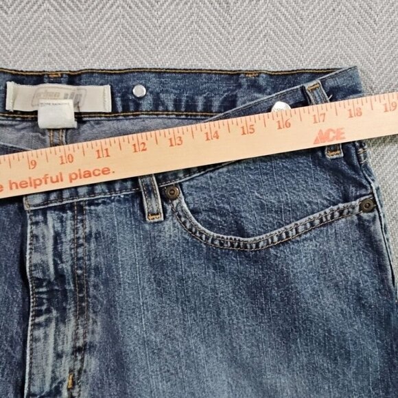 Urban Pipeline Jeans Men's W36xL30 Y2K Wide Leg Suspender Buttons Workwear - Picture 7 of 16